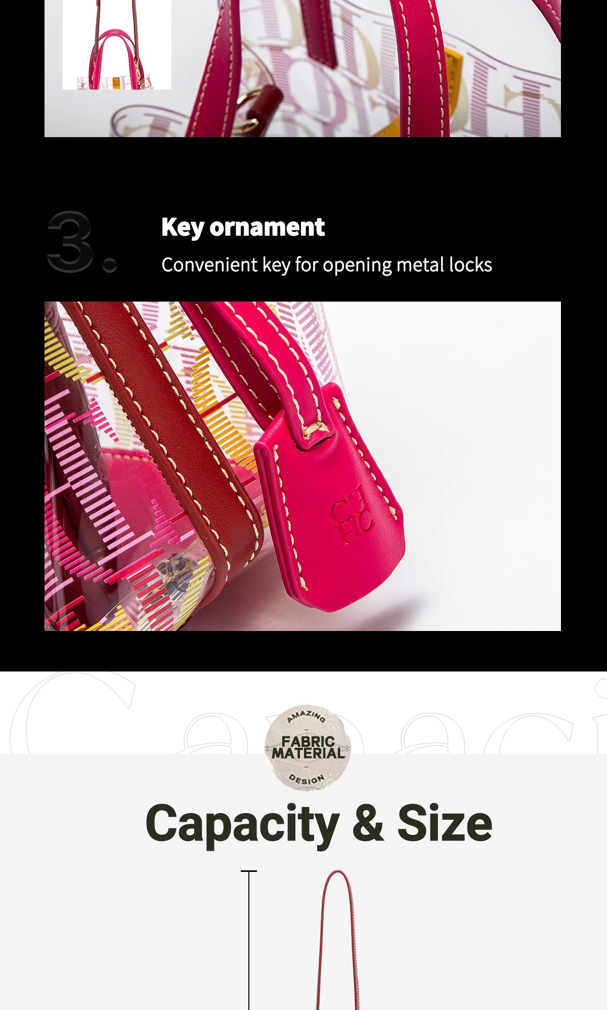 New Creative Personalization Trend Transparent Women's Bag Shoulder Bag Luxury Brand 2026 Fashion Design Trend Women's Handbag