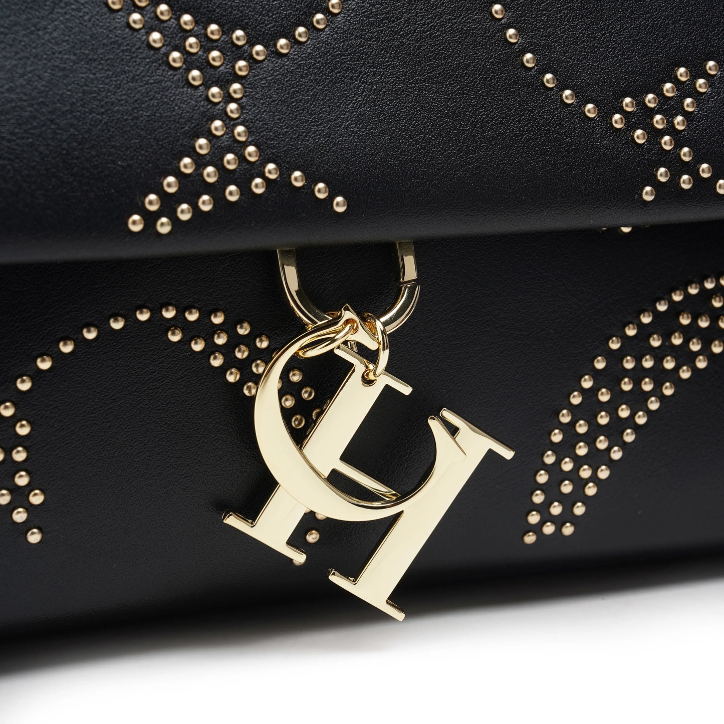 CH Gold Women's Chain Crossbody Bag Women's Bags Metallic Rivet Decoration Luxury Women's Bags Luxury Brand Fashion Designer