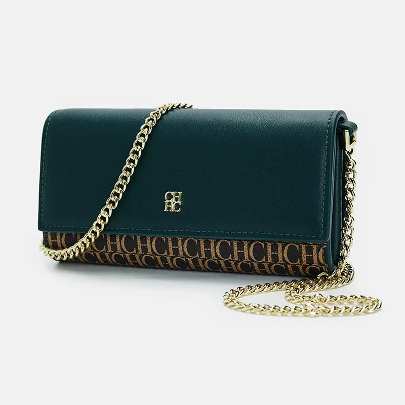 Brand Ladies Shoulder Bag High Quality Fashion Pure Colour Ladies Senior Sense Shoulder Bag Letter Print Design Temperament
