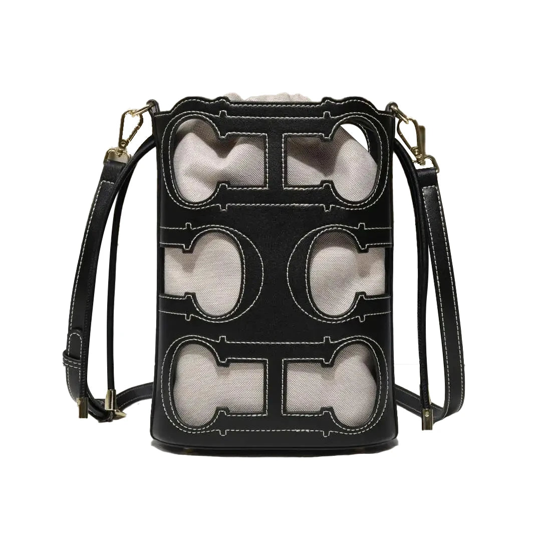 CH New Daily Commuting Ladies Handbag Fashion Hollow Design Ladies Crossbody Bag Simple Versatile Style Ladies Shoulder Bag
