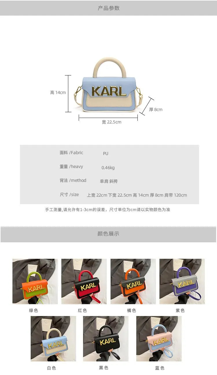 Solid Color Diaper Bag Letter Logo High End Minimalist Trendy Tote Bag For Women Shoulder Bag Large Capacity