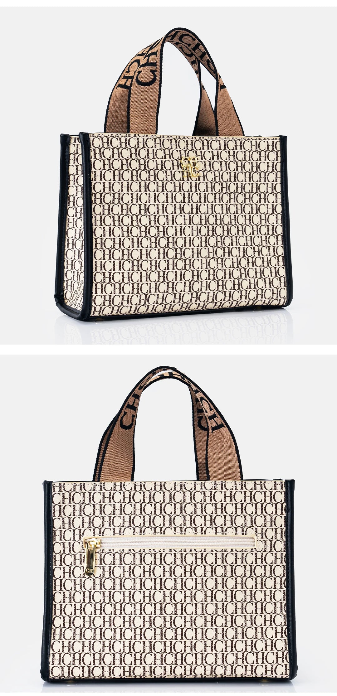CH Fashion Monogram Print High Quality Metal Logo Casual Light Luxury Brand Designer 2026 New Women's Handbag