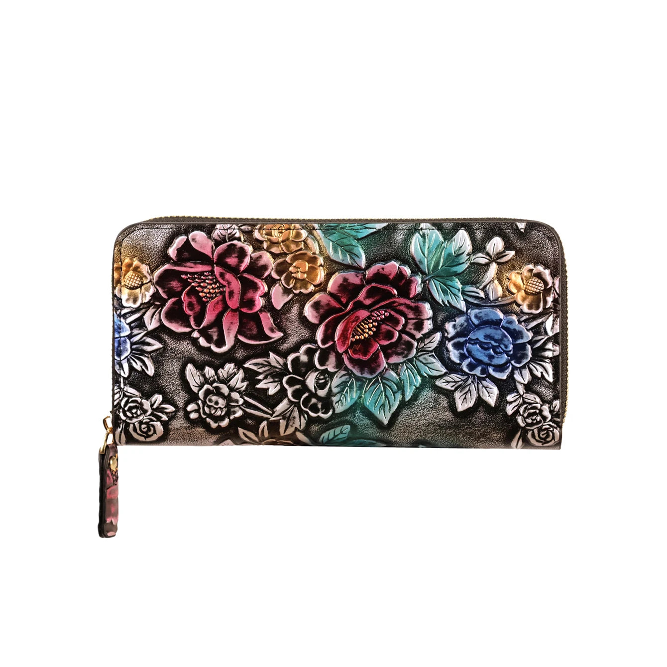 Wallet Women Large Capacity Card Holder Purse Floral Womens Leather Wallets Long Female Coin Purse Evening Clutch Bag