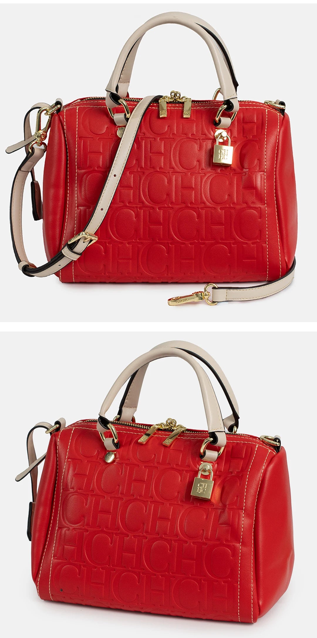 CH New Exquisite Handbag Spring and Summer High-quality Letter Print Multi-Scene Available 2026 Boston Crossbody Bag