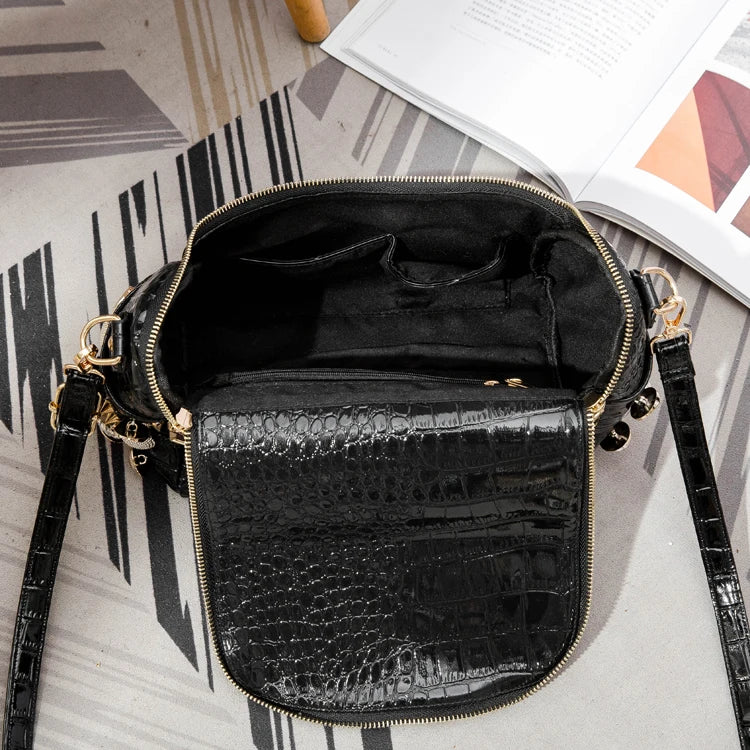 Handbag for women purses and handbag luxury Designer Handmade Women's bag Casual black bucket Female Messenger shoulder Bag new