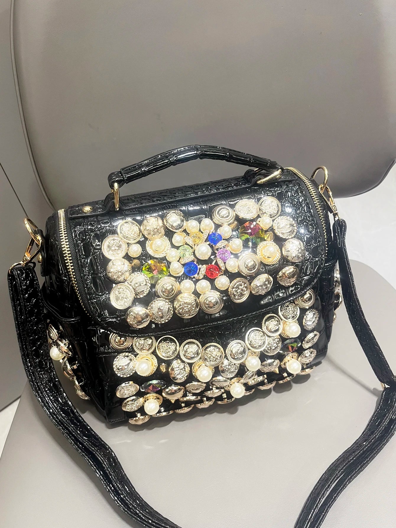 Handbag for women purses and handbag luxury Designer Handmade Women's bag Casual black bucket Female Messenger shoulder Bag new