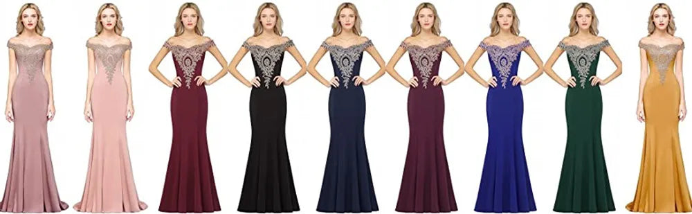 Gold Rose Lace Mermaid Prom Dresses For Women Burgundy Long Sexy Open Back Cap Sleeve Elegant Evening Party Gown Vestido de Gala