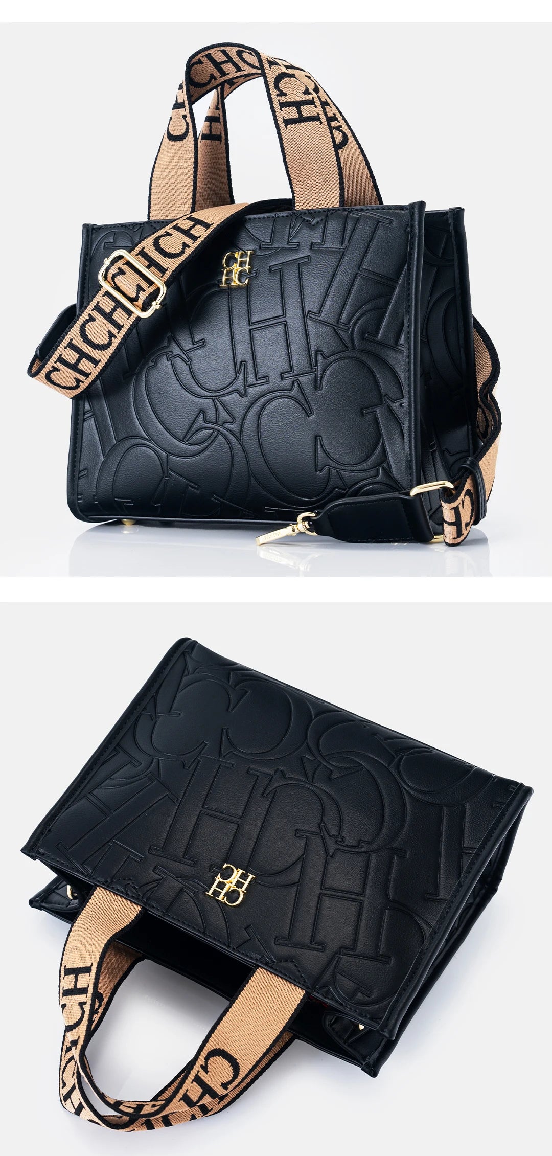CH Women's Bags Metal Logo Casual Large Capacity Light Luxury Brand Designer 2026 New Fashion High Quality Women's Handbag