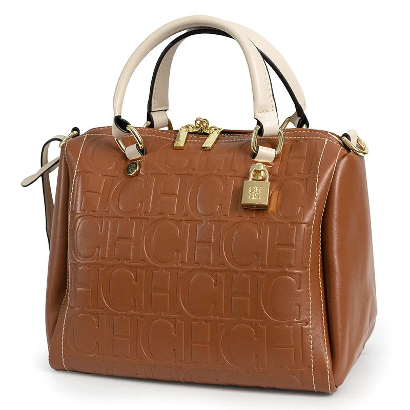CH New Exquisite Handbag Spring and Summer High-quality Letter Print Multi-Scene Available 2026 Boston Crossbody Bag