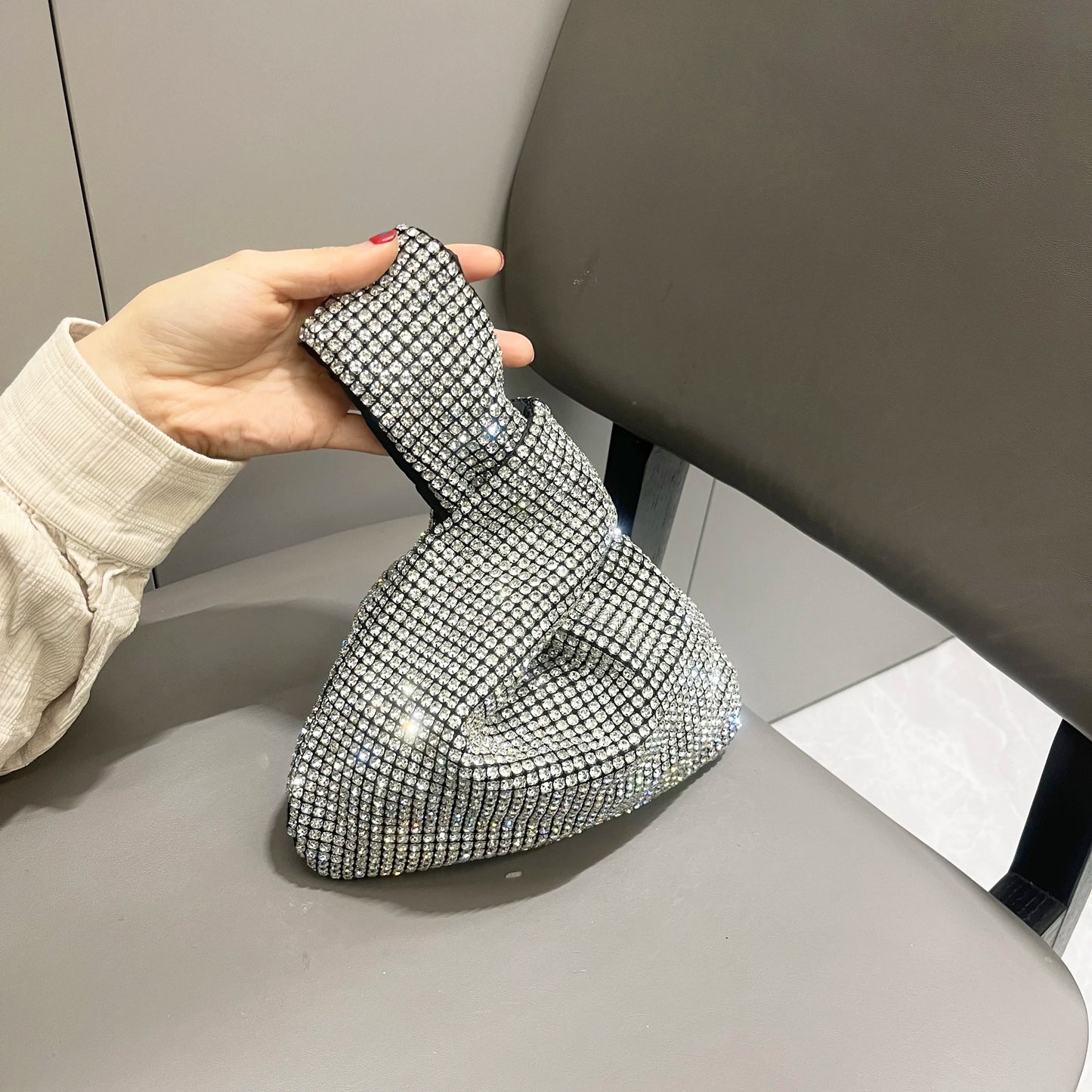 Luxury Designer Rhinestones Clutch Purse Bag for women handle bag Shoulder Bag Purse Shiny Crystal Purses and Handbag eveing bag