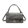 CH Gold Women's Chain Crossbody Bag Women's Bags Metallic Rivet Decoration Luxury Women's Bags Luxury Brand Fashion Designer
