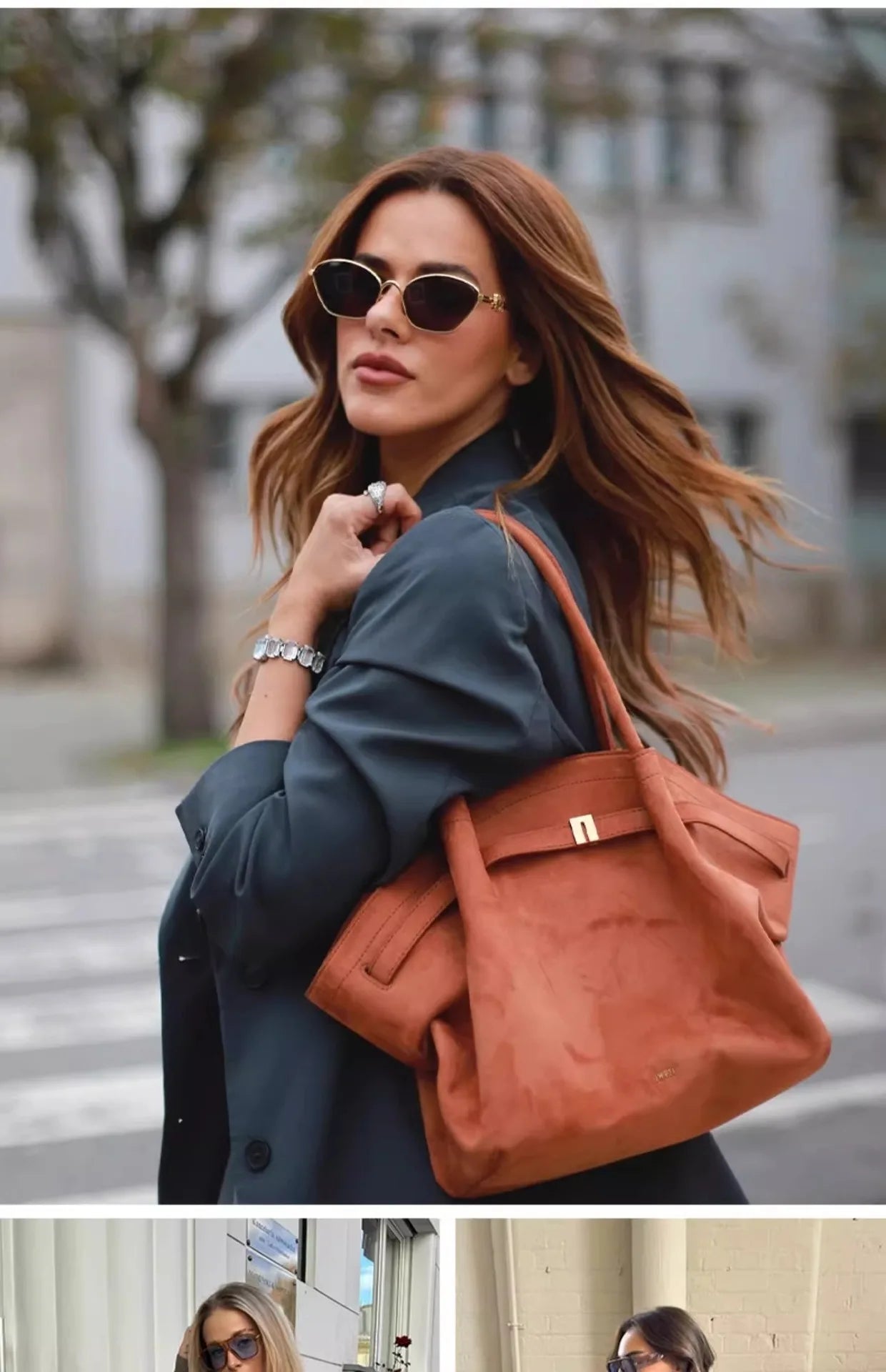 JW PEI Dumpling Bag, Large Capacity, Shoulder Bag, Handbag, Tote Bag, Women's Bag.