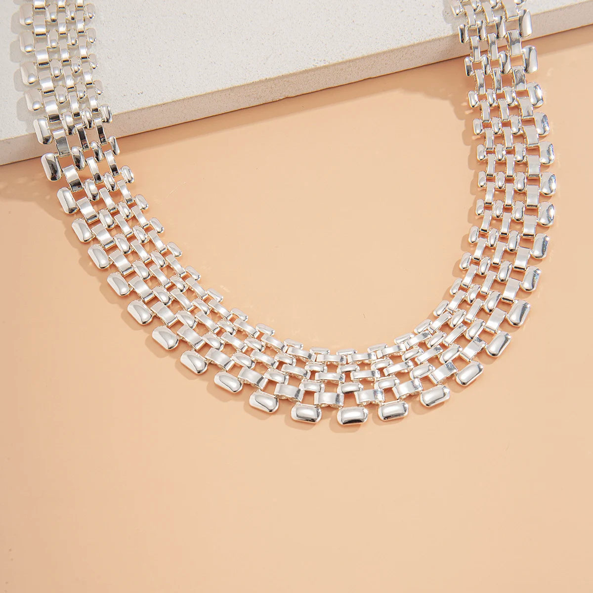 Exaggerated Cuban Chunky Thick Chain Necklace for Women High Quality Big Iron Metal Choker Link Grunge Jewelry Steampunk Men New