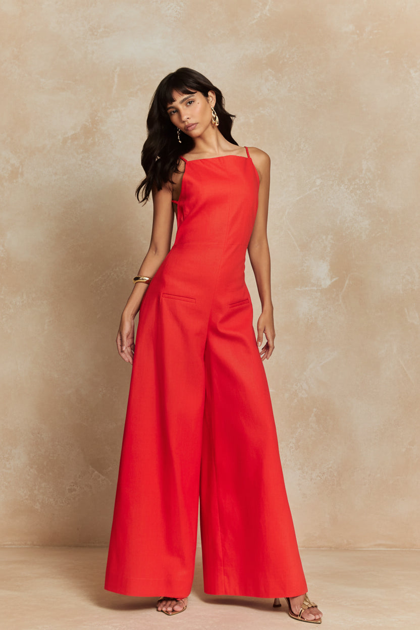 New Style 2025 Elegant Women's Summer Jumpsuit Lady Romper Wide Leg Overall Casual Loose Sleeveless Bodysuit Vacation Jumpsuits