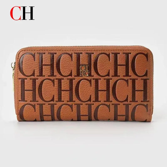CH High Quality Exquisite Compact Women's Wallet Elegant Convenient With Fashion Niche Light Luxury Brand Wallet