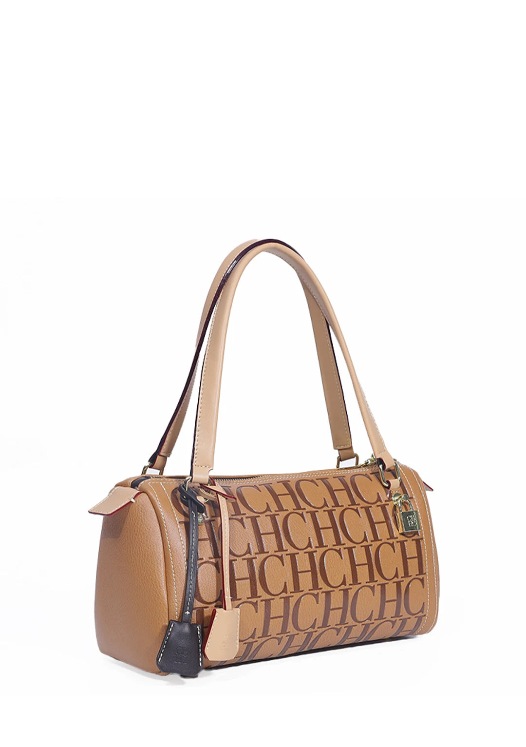 CH Fashion Classic Women's Boston Bag Autumn Winter New Collection 2026 Letter Design Shoulder Bag Texture Handbag
