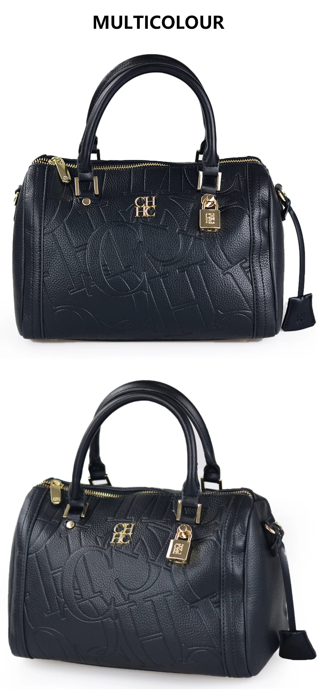CH Women Handbag Shoulder Bag Embossed Logo Pattern Fashionable Ladies Casual 2026 New Trendy Popular Crossbody Bag Hot Sale