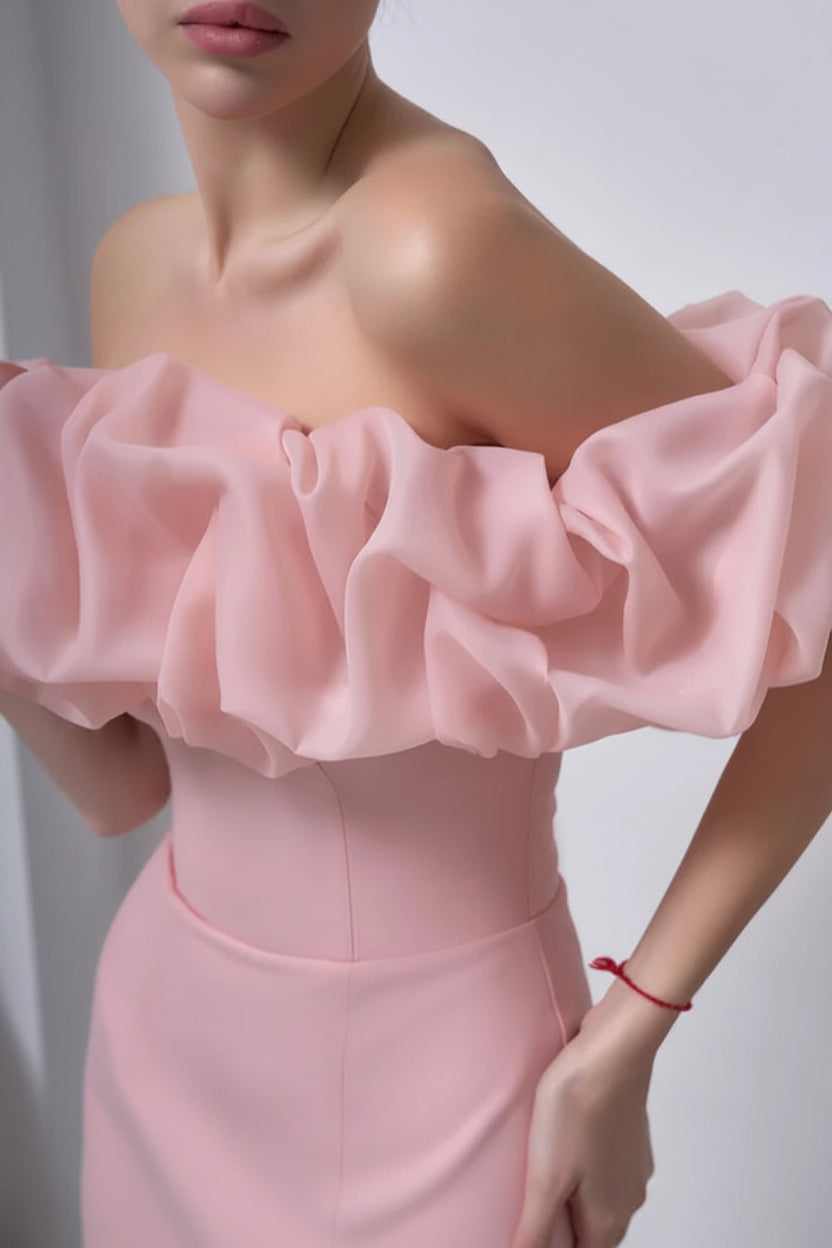 Grace Off-Shoulder Evening Gown