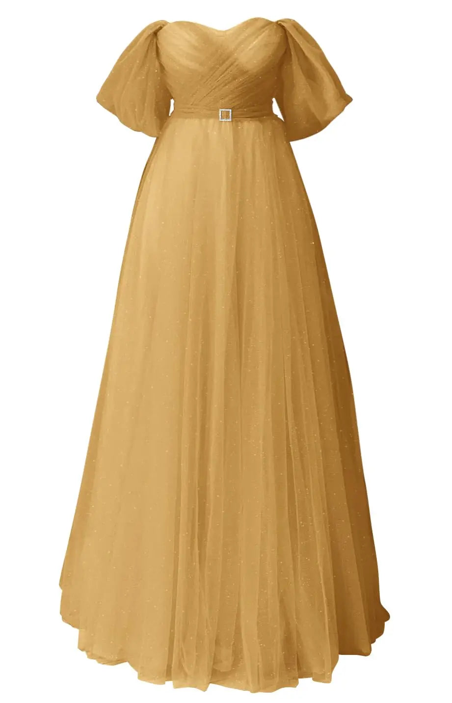 Glitter Tulle Prom Dresses Off The Shoulder Sweetheart Puffy Long Evening Gowns for Women 2026 Elegant Dress Wedding Party