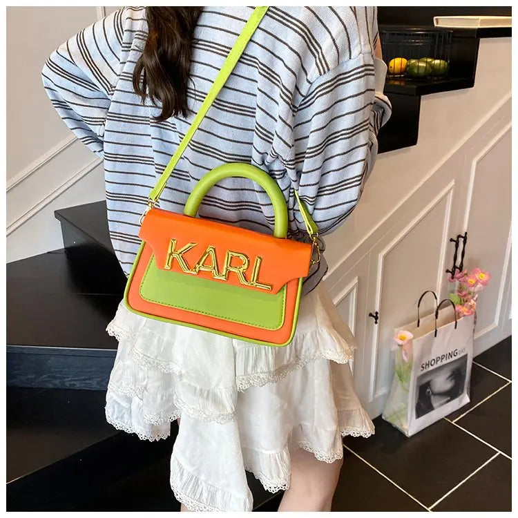 Solid Color Diaper Bag Letter Logo High End Minimalist Trendy Tote Bag For Women Shoulder Bag Large Capacity