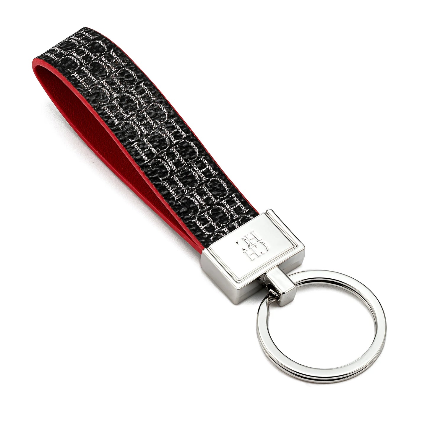 CH Niche High-end Keychain Leather Keychain Unique Printing Design Fashion Keychain Simple and Exquisite Style Gifts