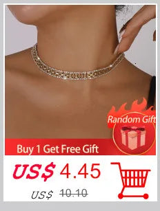 Ingemark Kpop Snake Chain Choker Necklace for Women Wedding On The Neck Temperament Ball Pendant Thin Link Party Jewelry