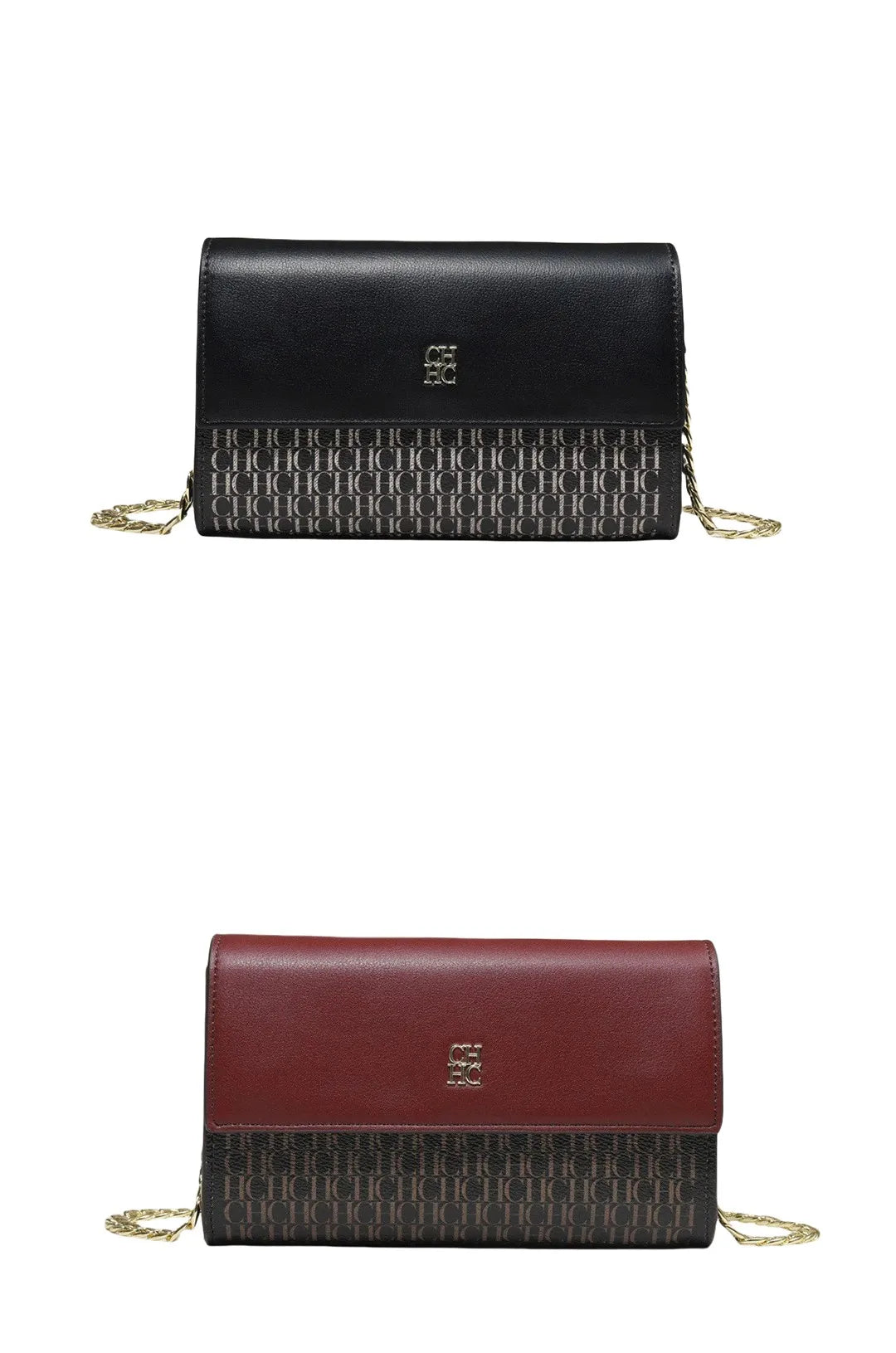 CH Exquisite Craftsmanship Women's Crossbody Bag Light Luxury Design Chain Bag Letter Elements Color Blocked Women's Chain Bag