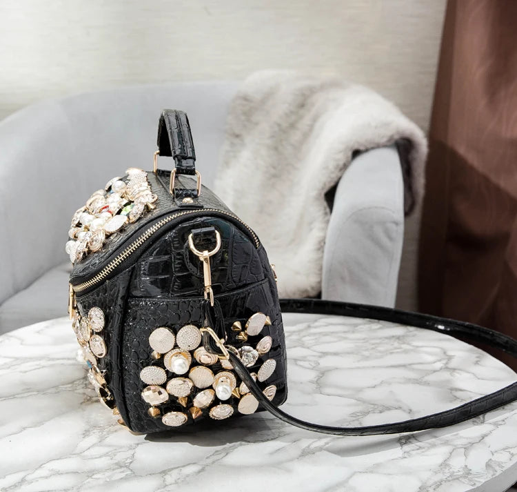 Handbag for women purses and handbag luxury Designer Handmade Women's bag Casual black bucket Female Messenger shoulder Bag new