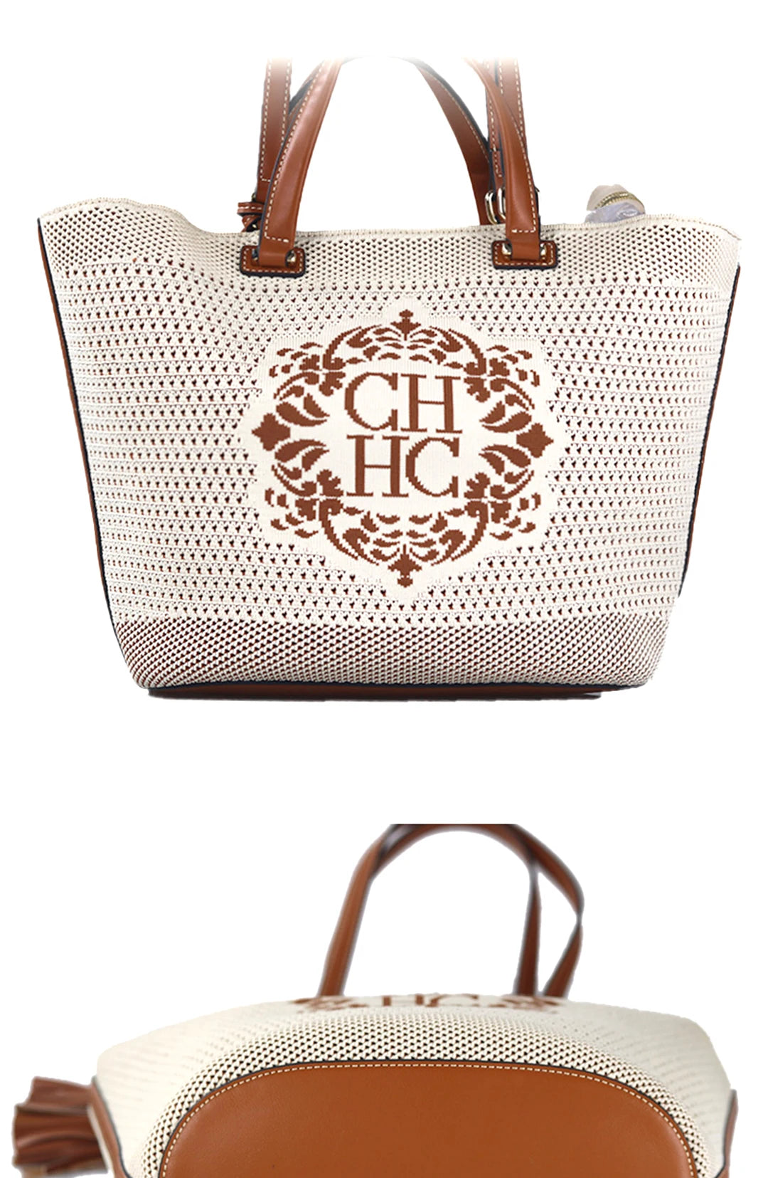 Large Shoulder Bag 43x26.5x15.7cm, Lightweight Foldable PU Tote Bag, Spacious Work Travel Purse, Multipurpose Carryall