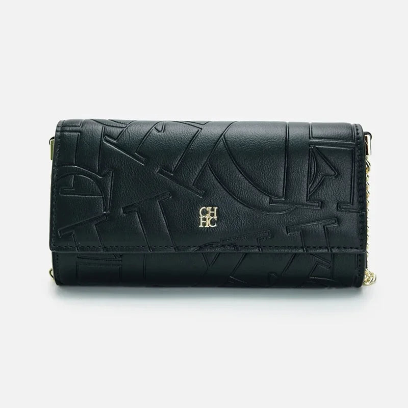 Brand Ladies Shoulder Bag High Quality Fashion Pure Colour Ladies Senior Sense Shoulder Bag Letter Print Design Temperament