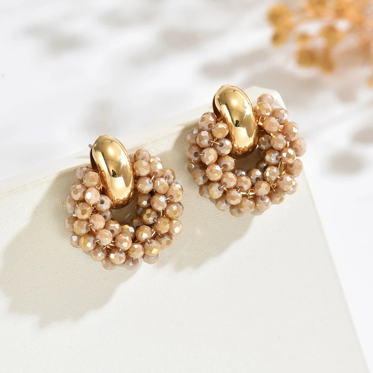 Handcrafted Bohemian-Style Minimalist Elegant Beaded Earrings Unique Design for Women Any Occasion