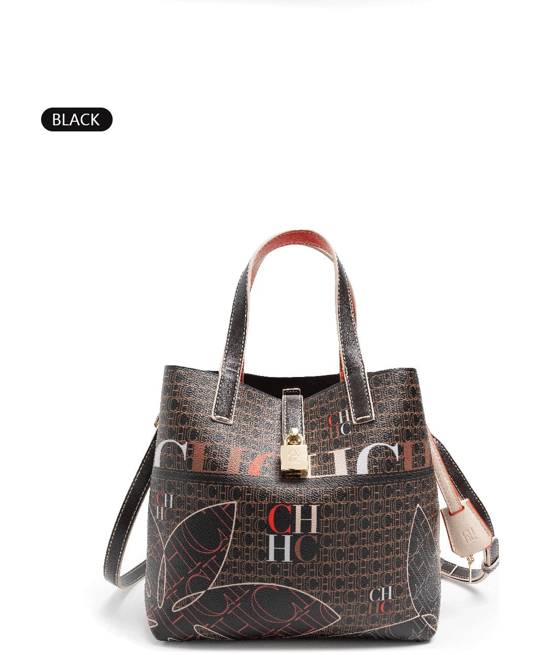 Women's Shoulder Large Capacity Bag Exquisite Flower Printed Women's Leather Bag Fashion Design New 2025 Women's Handbag Printed