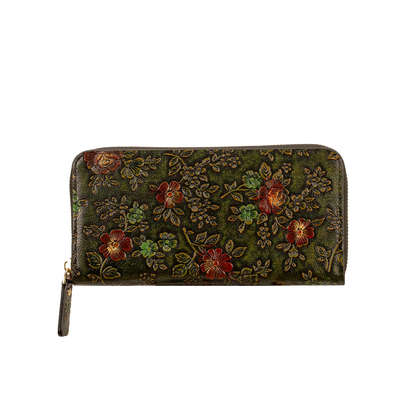 Wallet Women Large Capacity Card Holder Purse Floral Womens Leather Wallets Long Female Coin Purse Evening Clutch Bag