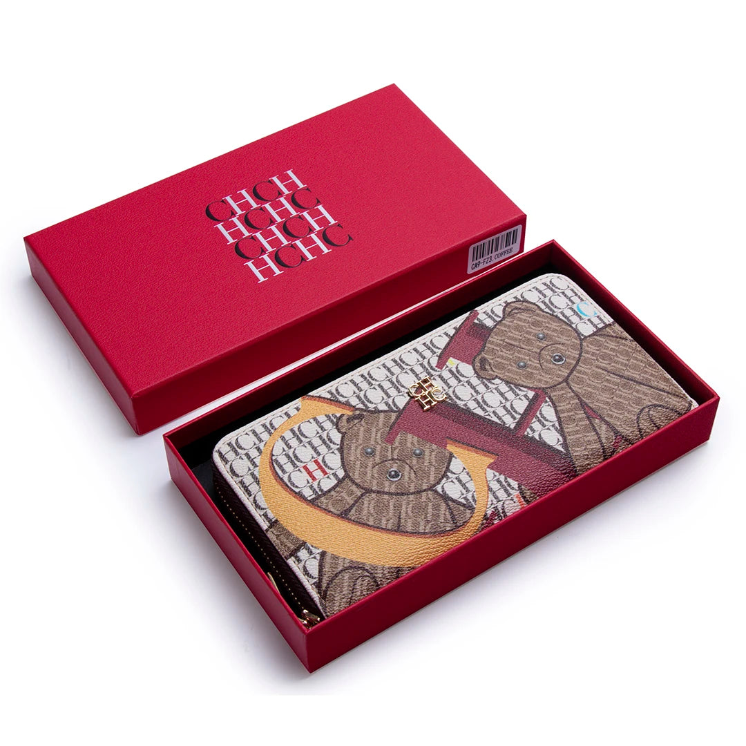 Multiple Pattern Women's Wallet Print Design Fashion Classic Women's Wallet Solid Color Design High Quality Card Holder