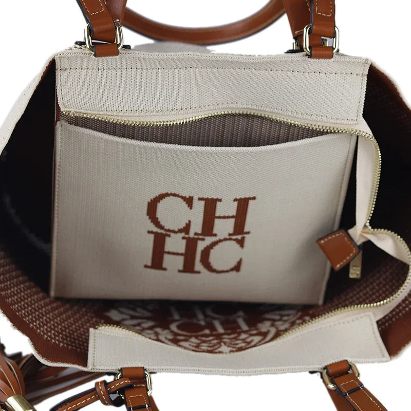 Large Shoulder Bag 43x26.5x15.7cm, Lightweight Foldable PU Tote Bag, Spacious Work Travel Purse, Multipurpose Carryall