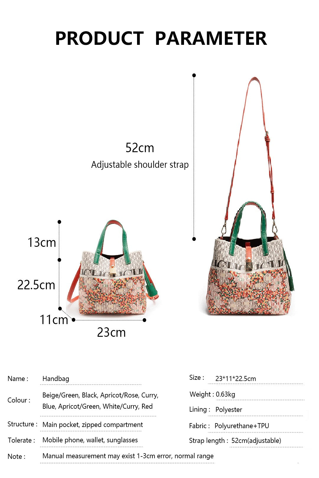 Women's Shoulder Large Capacity Bag Exquisite Flower Printed Women's Leather Bag Fashion Design New 2025 Women's Handbag Printed