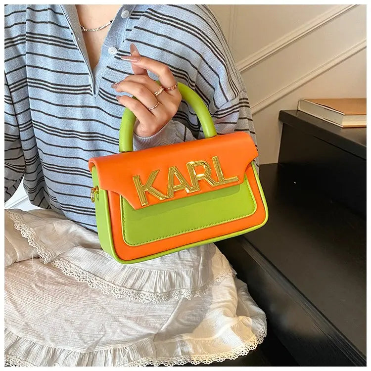 Solid Color Diaper Bag Letter Logo High End Minimalist Trendy Tote Bag For Women Shoulder Bag Large Capacity