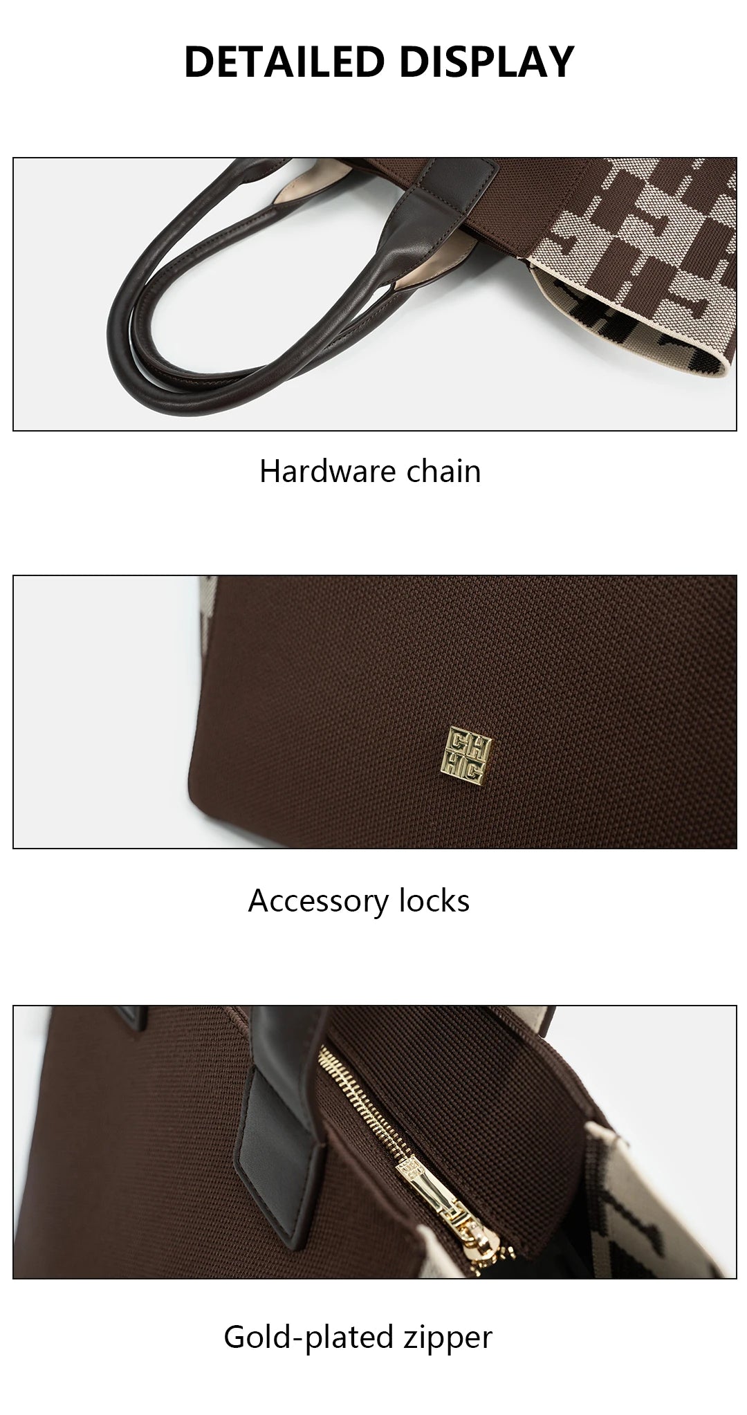 CHCH Large Capacity Women's Tote Bag High Quality Luxury Brand Fashion Multi-functional Designer New Women's Tote Bag
