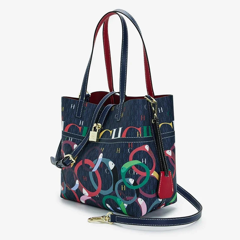 Brand Classic Pattern Letter Design Shoulder Bag Can Be Crossbody High Quality Elegant Fashion New Women's Bag Large Capacity