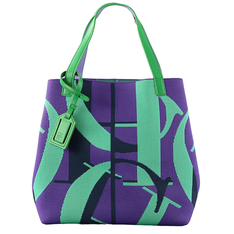 CH Canvas Tote Bag Spacious Lightweight Stylish Large Capacity Adjustable Pocket Durable Versatile Luxury Daily Travel Chic