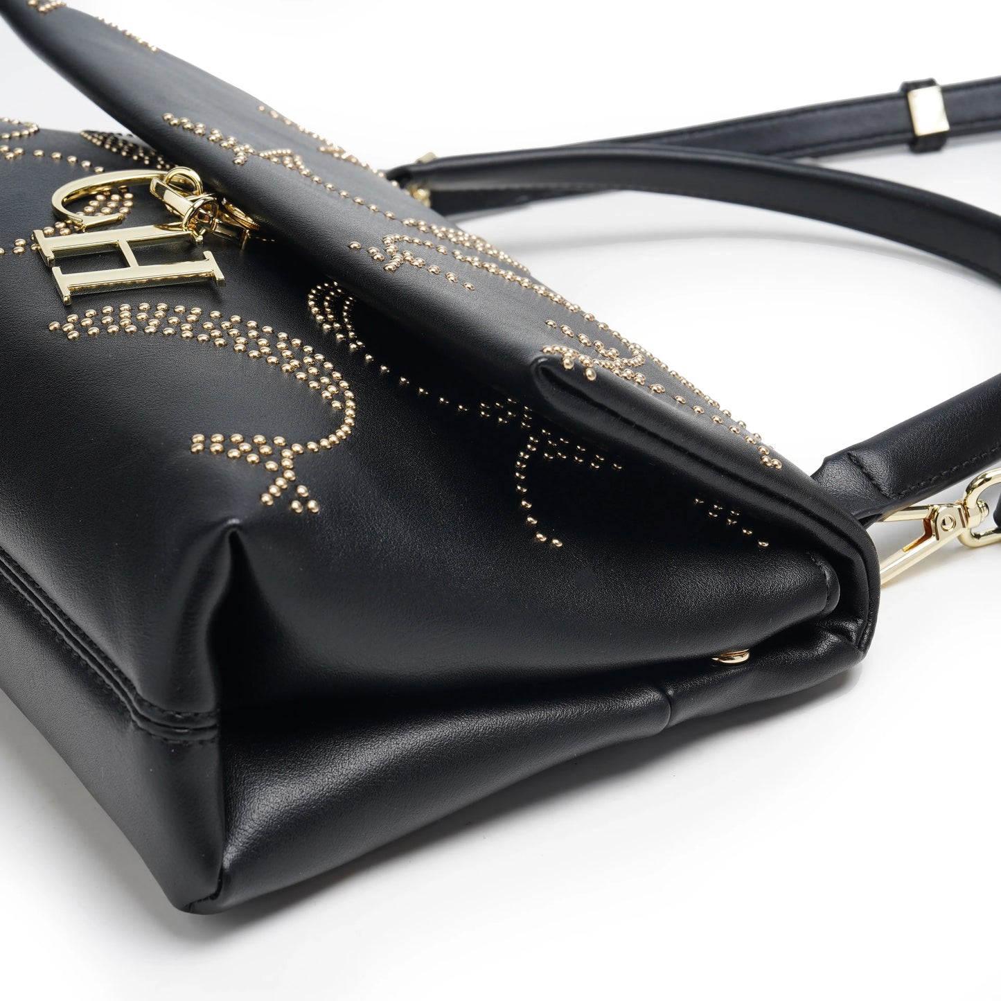 CH Gold Women's Chain Crossbody Bag Women's Bags Metallic Rivet Decoration Luxury Women's Bags Luxury Brand Fashion Designer