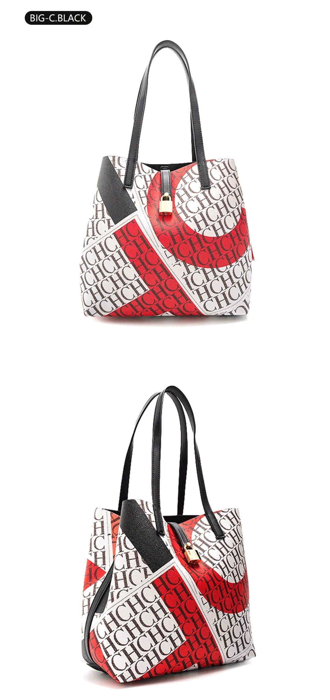 Letter Pattern Design Large Capacity Simple Style 2025 New Women's Tote Bag Portable Multi-functional Fashion Crossbody Bag