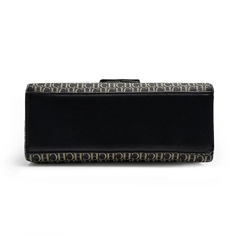 Fashion Color-Block Solid Color Design Women's Handbag Commuter Flap Light Luxury Brand Versatile 2025 New Women's Chain Bag