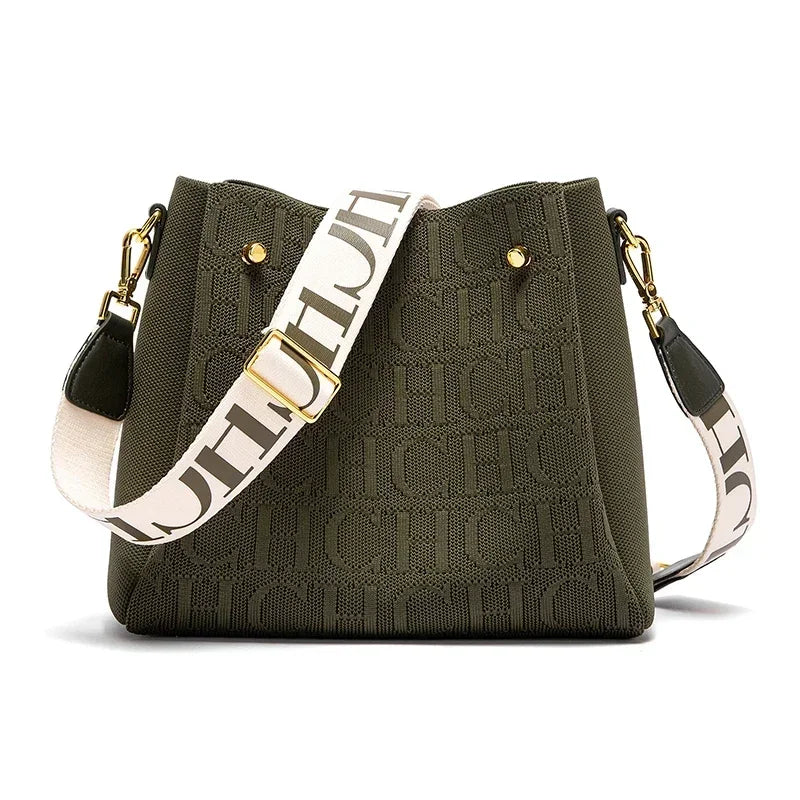 Crossbody Bag Synthetic Leather Purse for Women, Large Capacity 25.5x22.5x13cm Lightweight Bag, 5 Color Options