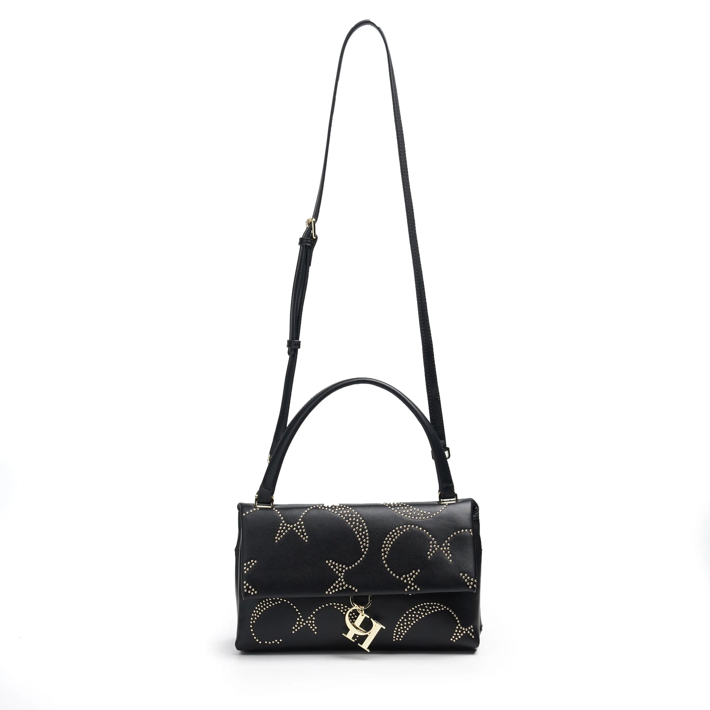 CH Gold Women's Chain Crossbody Bag Women's Bags Metallic Rivet Decoration Luxury Women's Bags Luxury Brand Fashion Designer