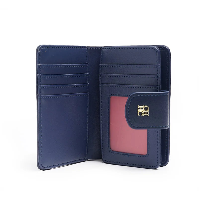 Embossed PU Leather Long Wallet