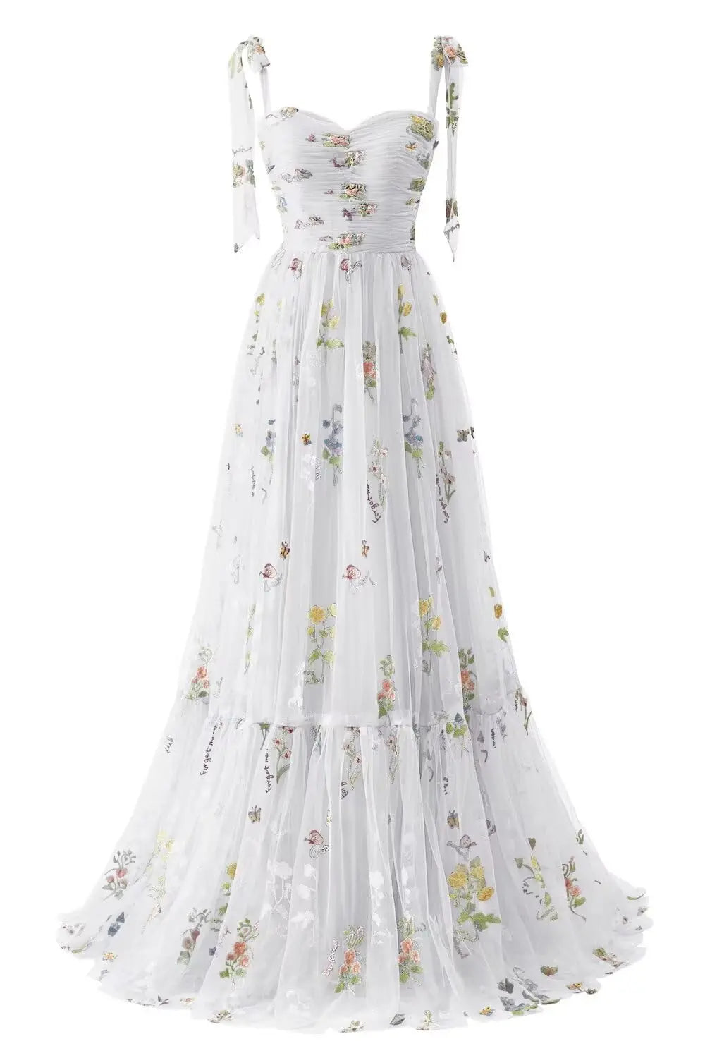 Lace Elegant Dress Women for Wedding Party Tulle Prom Dresses for Women Flower Embroidery A Line Formal Evening Party Gown