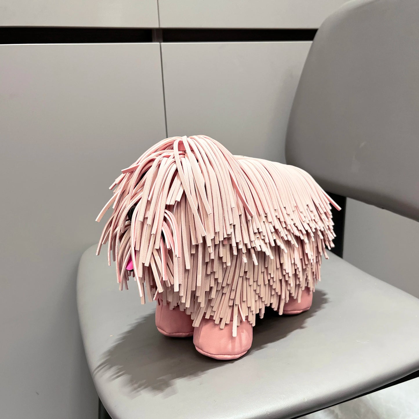 Luxury Designer Cute dog shape, Leather crossbody shoulder bag