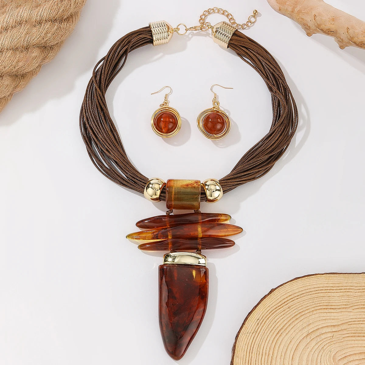 Western Jewelry Set Fashion Irregular Imitation