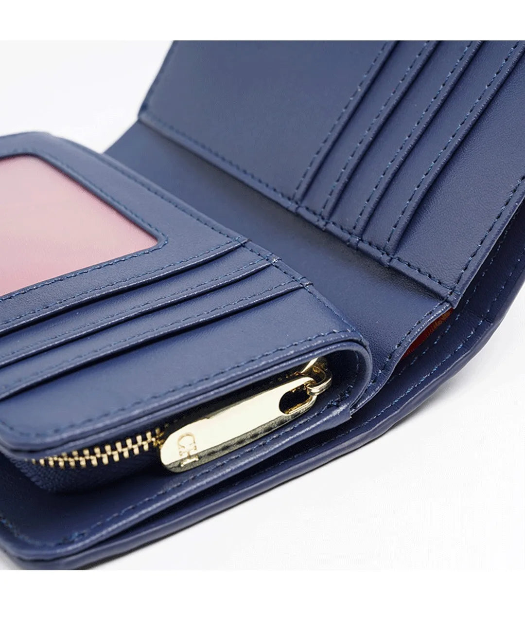 Embossed PU Leather Long Wallet
